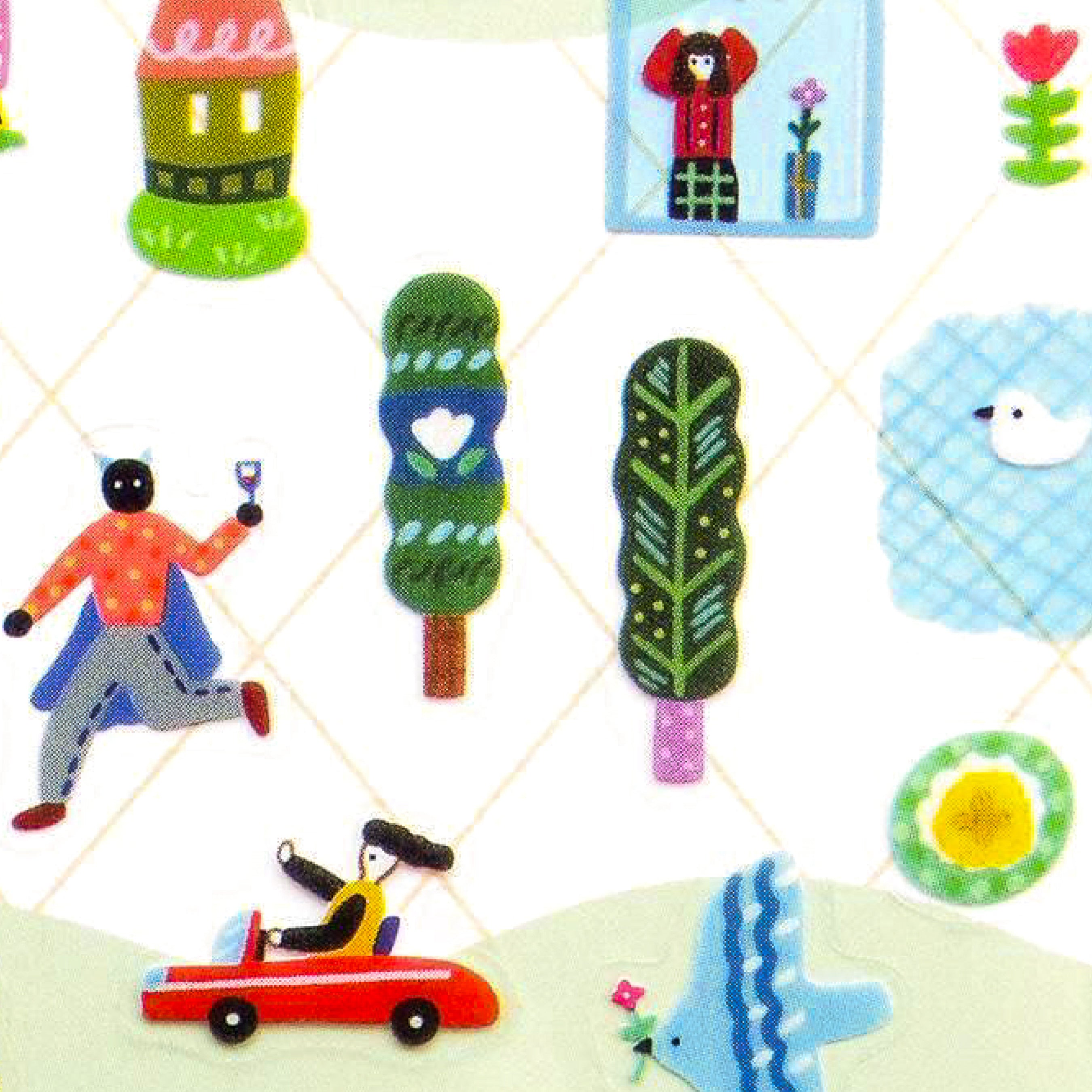 Stickers + Tape – Her Winter Flowers
